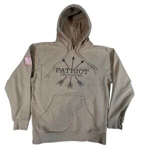 Patriot‎ Provisions Hoodie Handcrafted in USA Large Brown